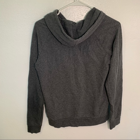 PRO MO Hooded Sweatshirt Hoodie Solid Gray - Picture 5 of 7